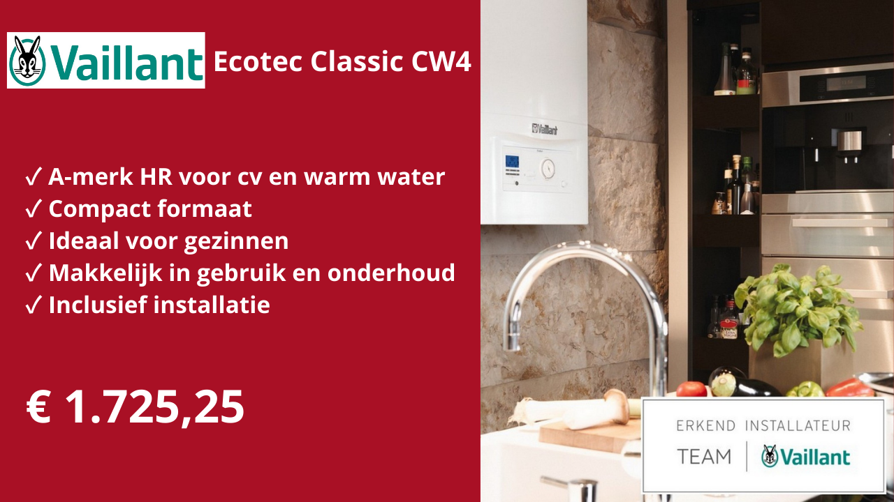 Vaillant Ecotec Classic CW4 BSI Breda